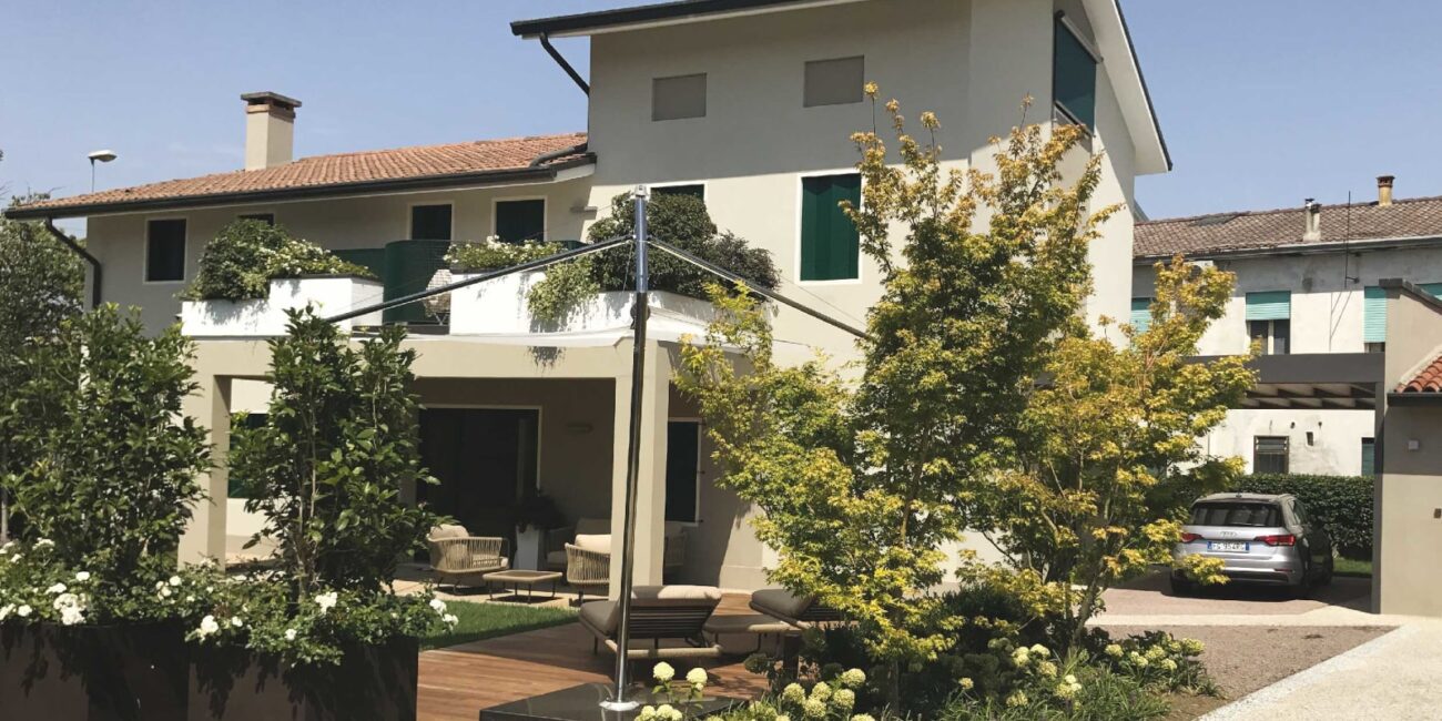 Progetto per edificio residenziale. Studio di architetti a Bressanvido, Vicenza.