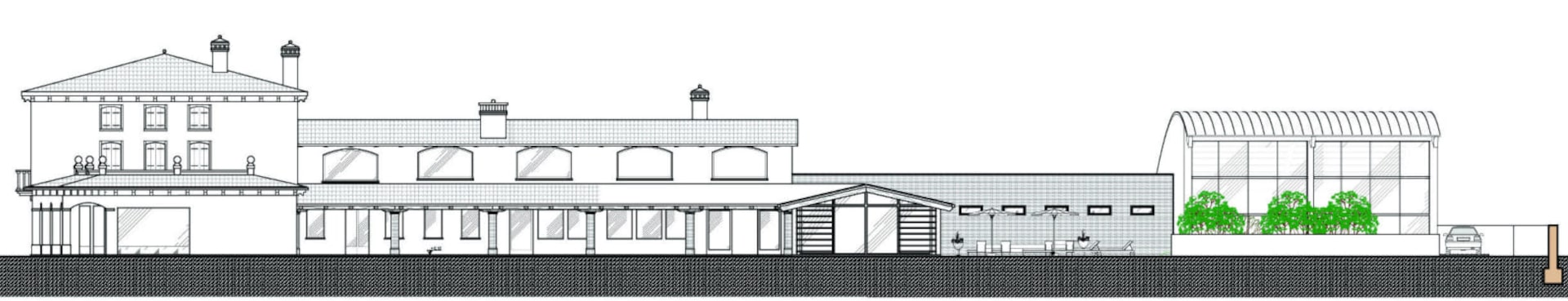 Progetto riqualificazione edificio commerciale.