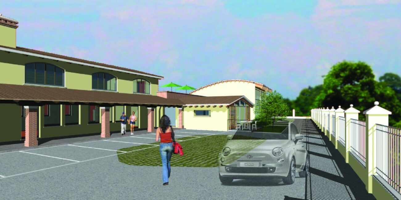 realizzazione edifici produttivi e commerciali. Studio di architettura Luca Rigoni, Vicenza, Italia.