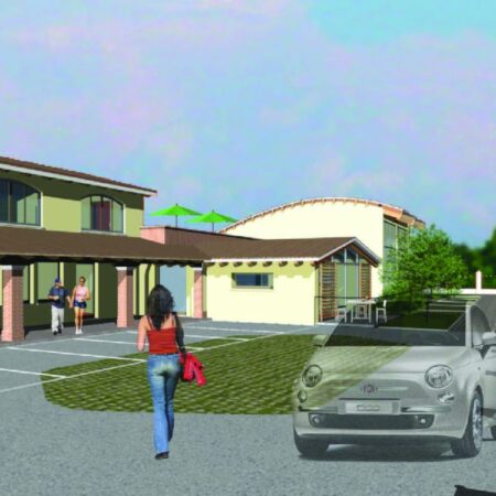 realizzazione edifici produttivi e commerciali. Studio di architettura Luca Rigoni, Vicenza, Italia.