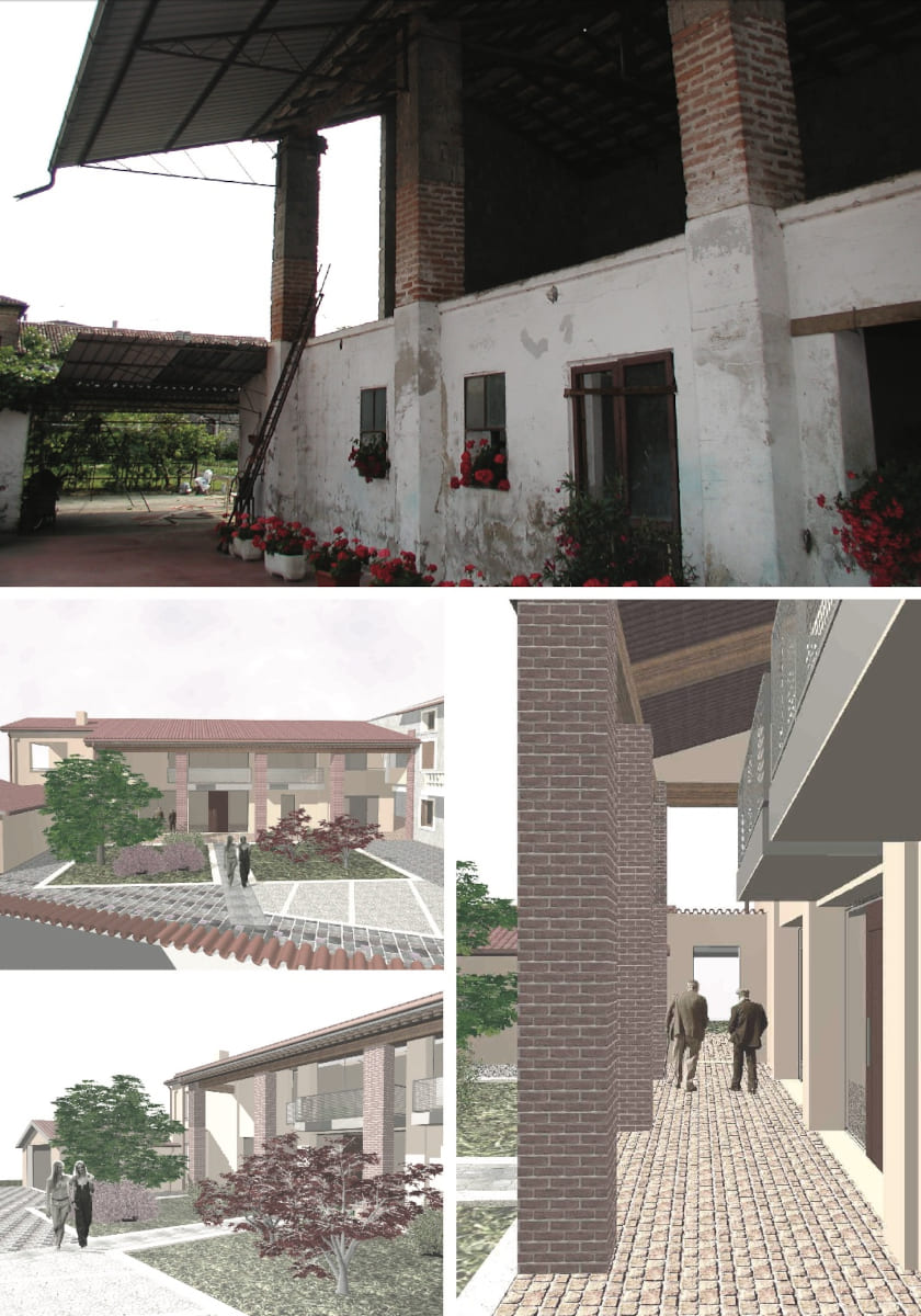 Riqualificazione di un ex fabbricato rurale in unità residenziale, Casa Ceroni, piantina. Luca Rigoni Architetto.