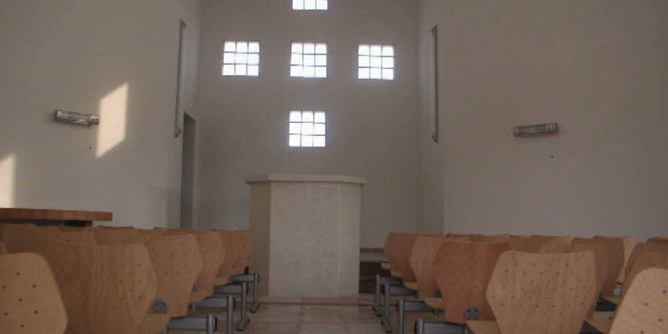 Realizzazione di una Cappella pubblica. Studio di architettura nel vicentino.