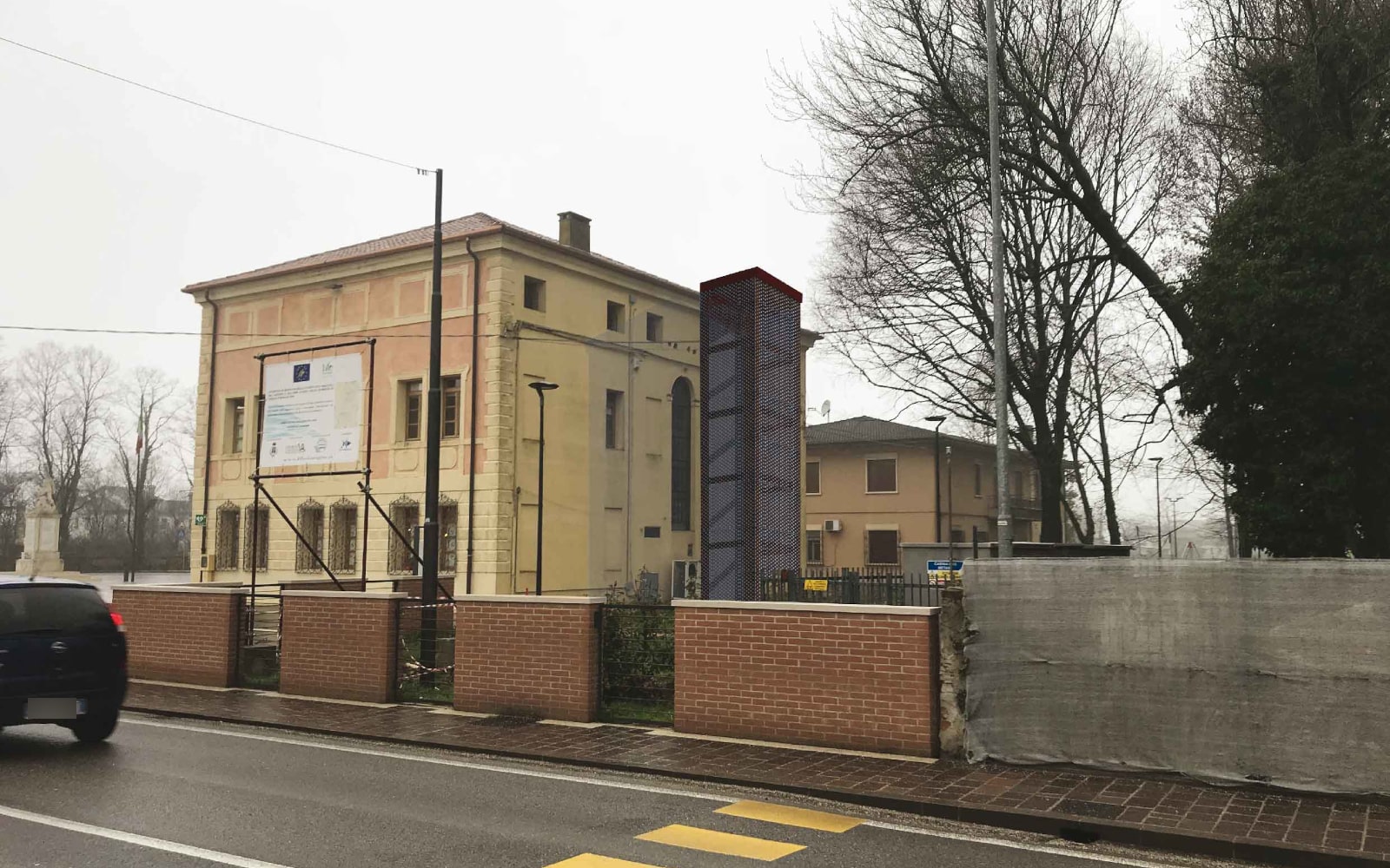 Intervento per sede comunale Bressanvido. Luca Rigoni, opere pubbliche in Veneto