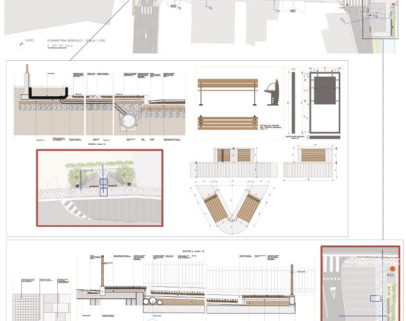 Riqualificazione urbanistica. Luca Rigoni architetto, opere pubbliche. Rid