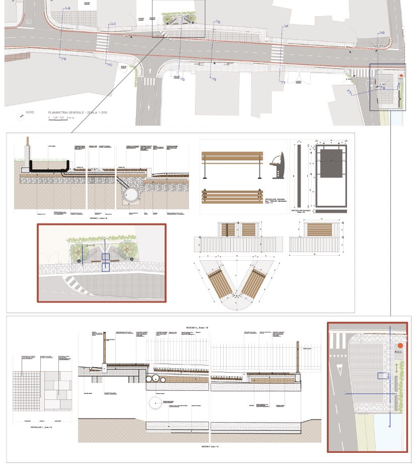 Riqualificazione urbanistica. Luca Rigoni architetto, opere pubbliche. Rid